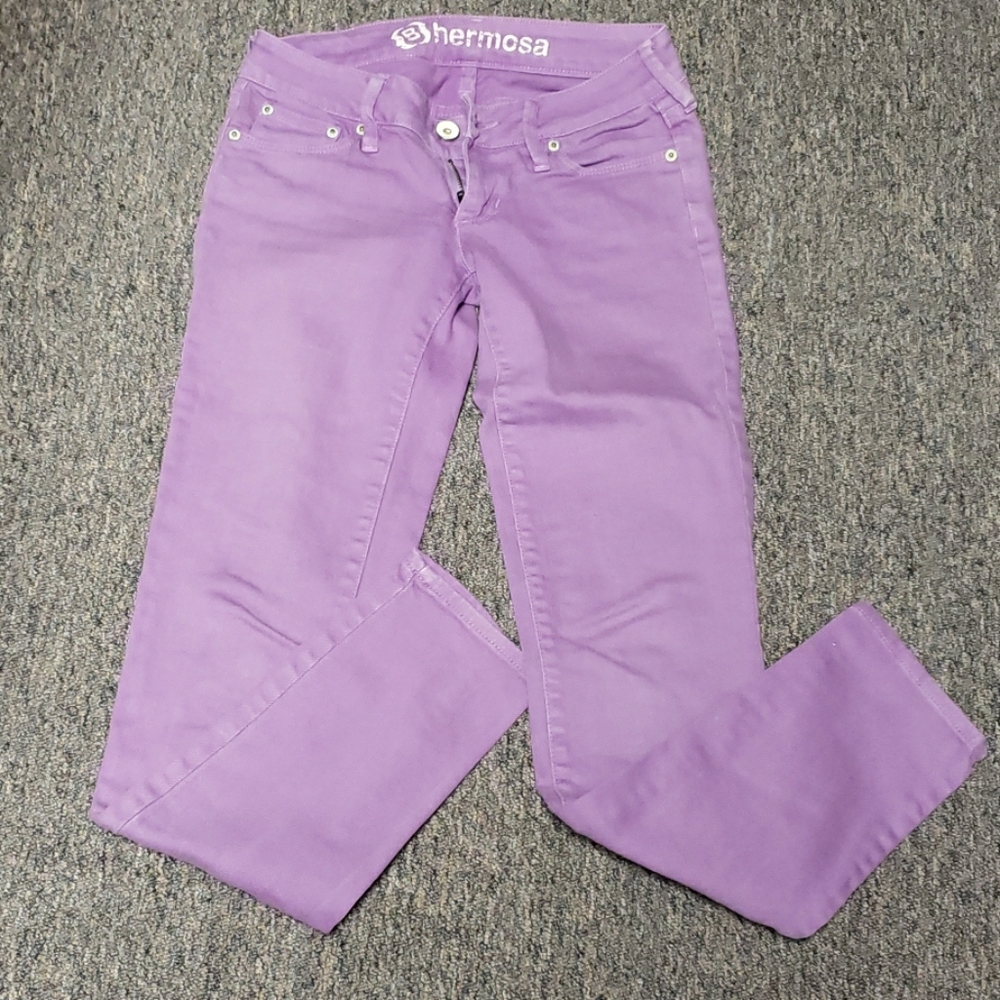 Bullhead lilac skinny jeans